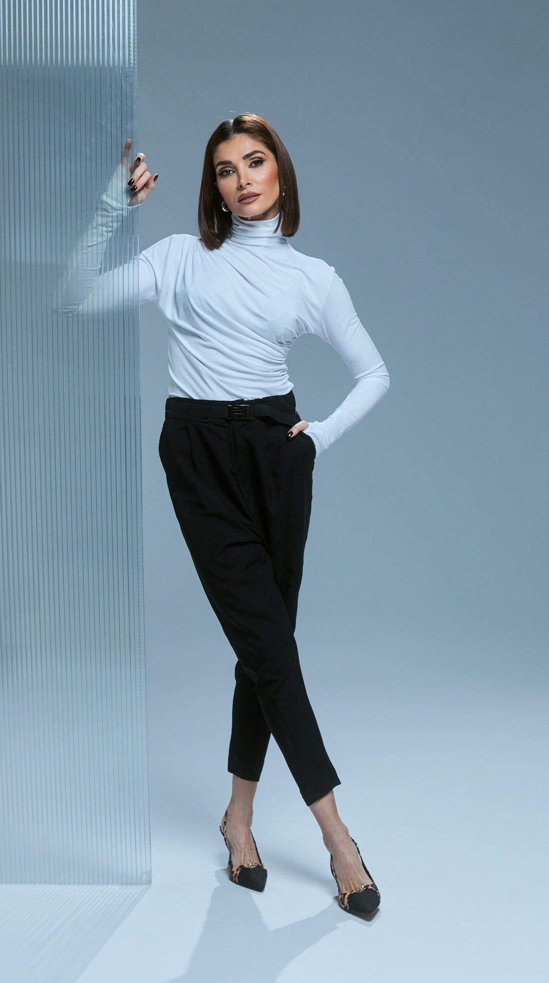 PANTALONI NEGRI UMBR/A MEA 01.5
