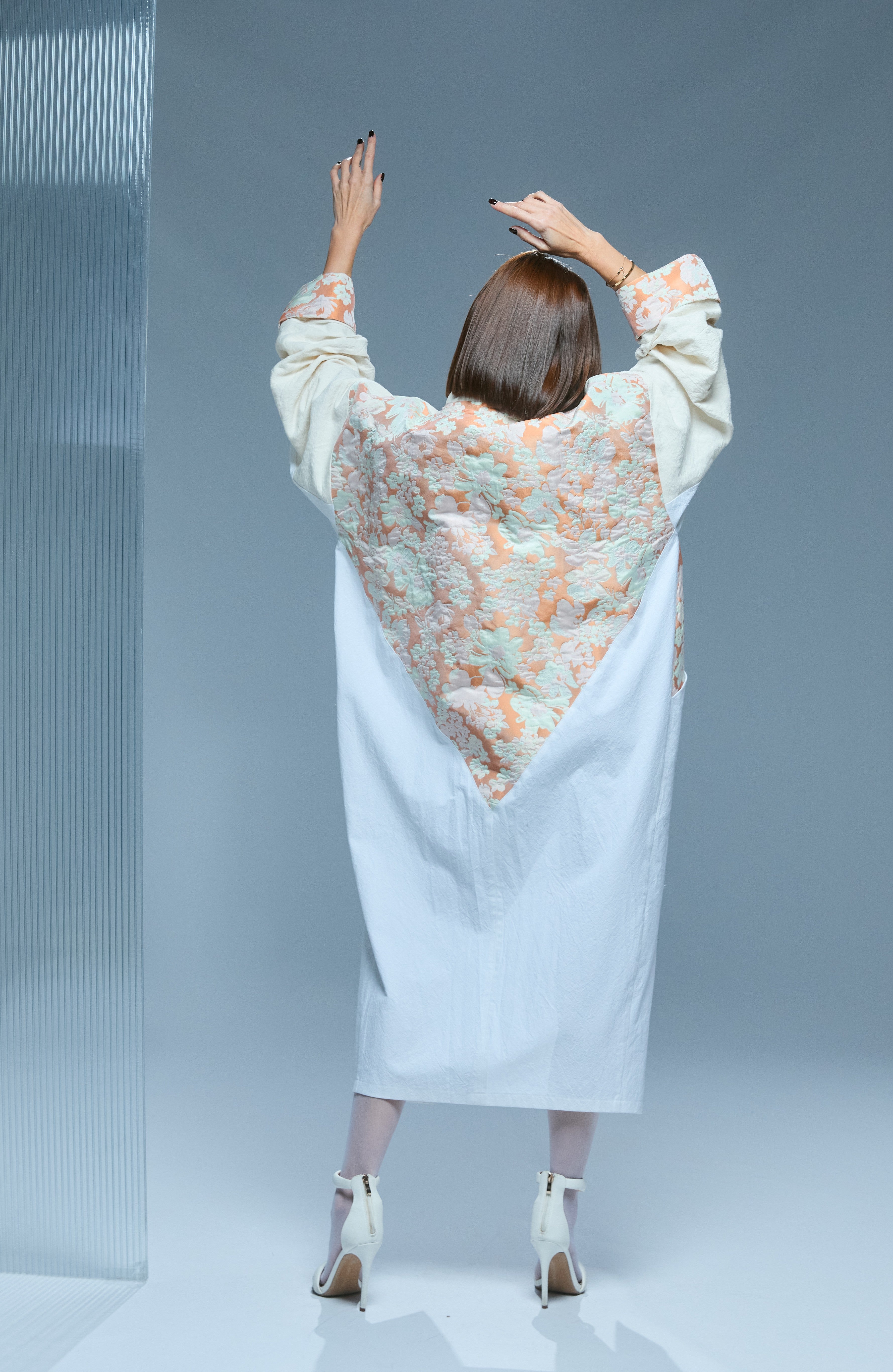 KIMONO PRINT FLORAL ÎNTRE/G 01.4