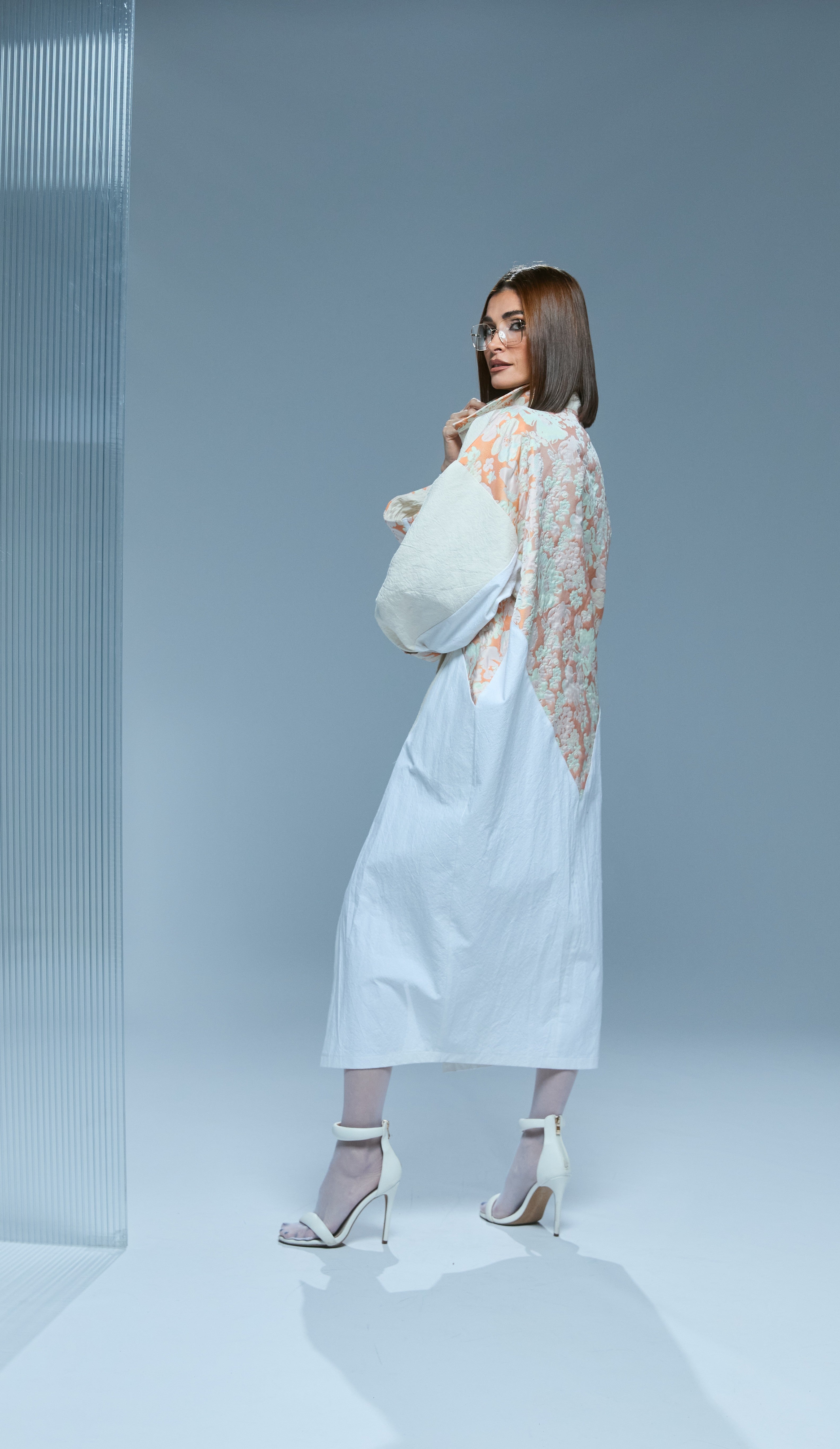KIMONO PRINT FLORAL ÎNTRE/G 01.4