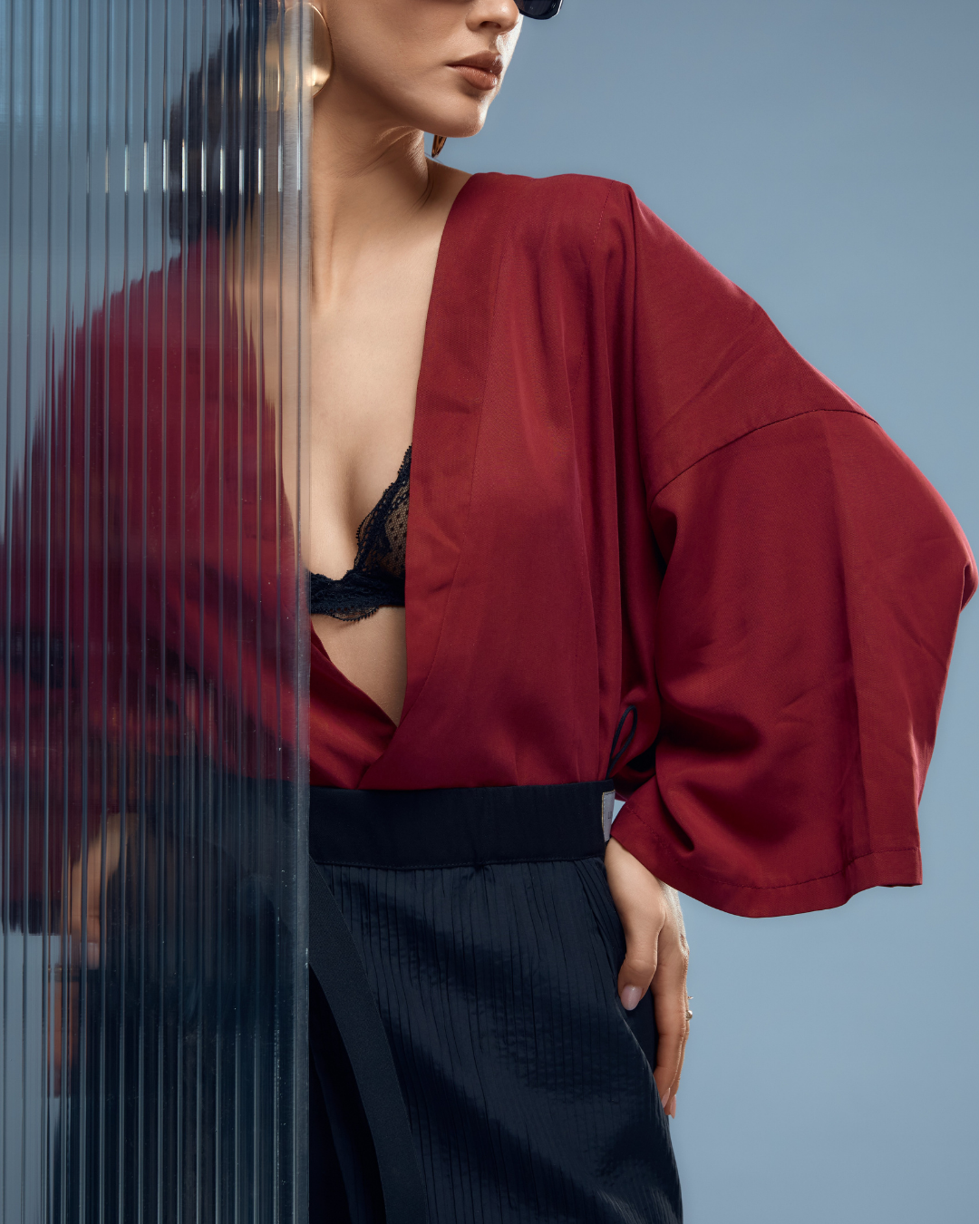 KIMONO BORDO CONTU/R 01.1