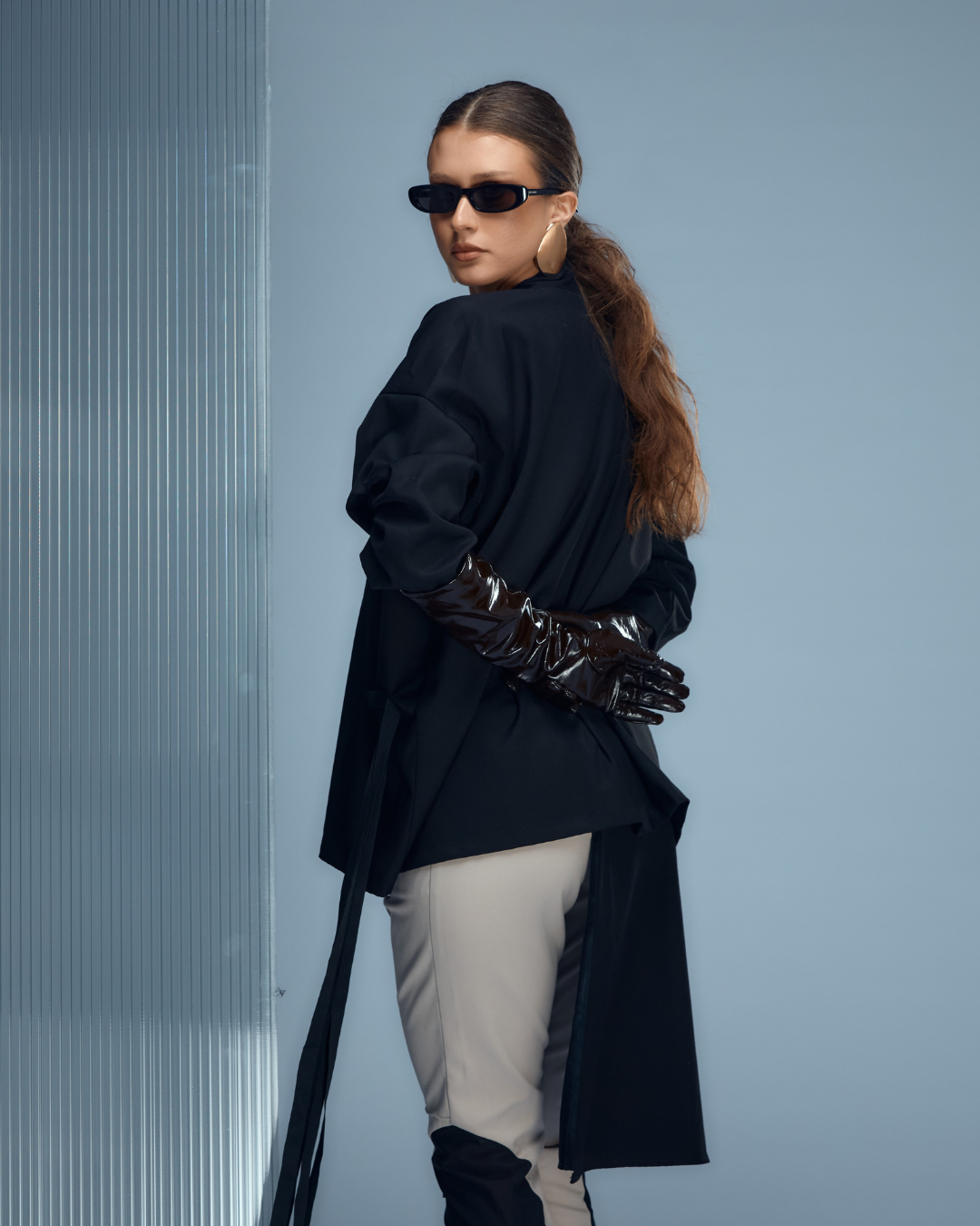 KIMONO NEGRU ÎNTRE/G 01.3