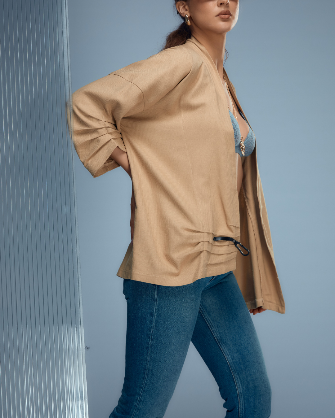 KIMONO CAMEL ÎNTRE/G 01.2