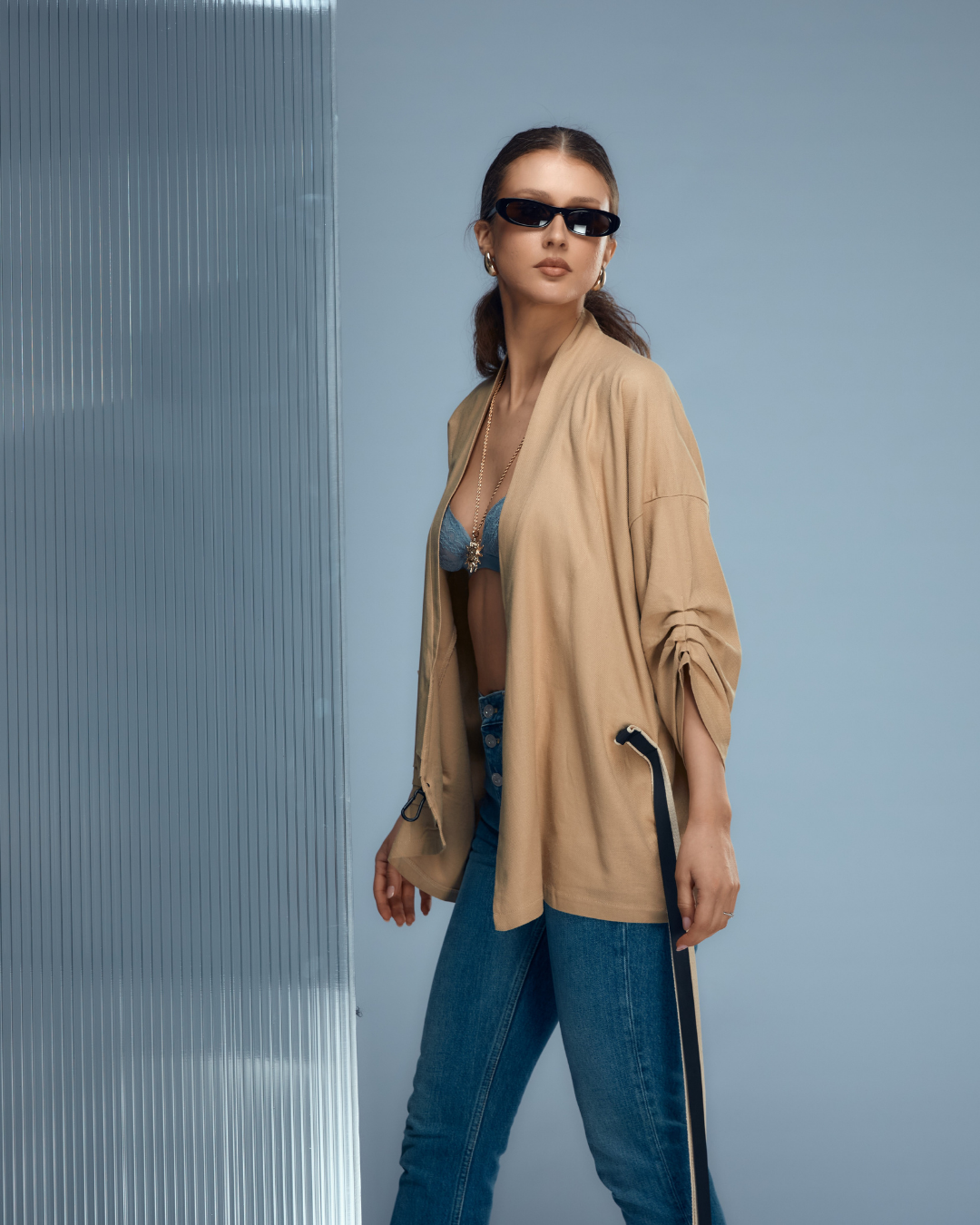 KIMONO CAMEL ÎNTRE/G 01.2