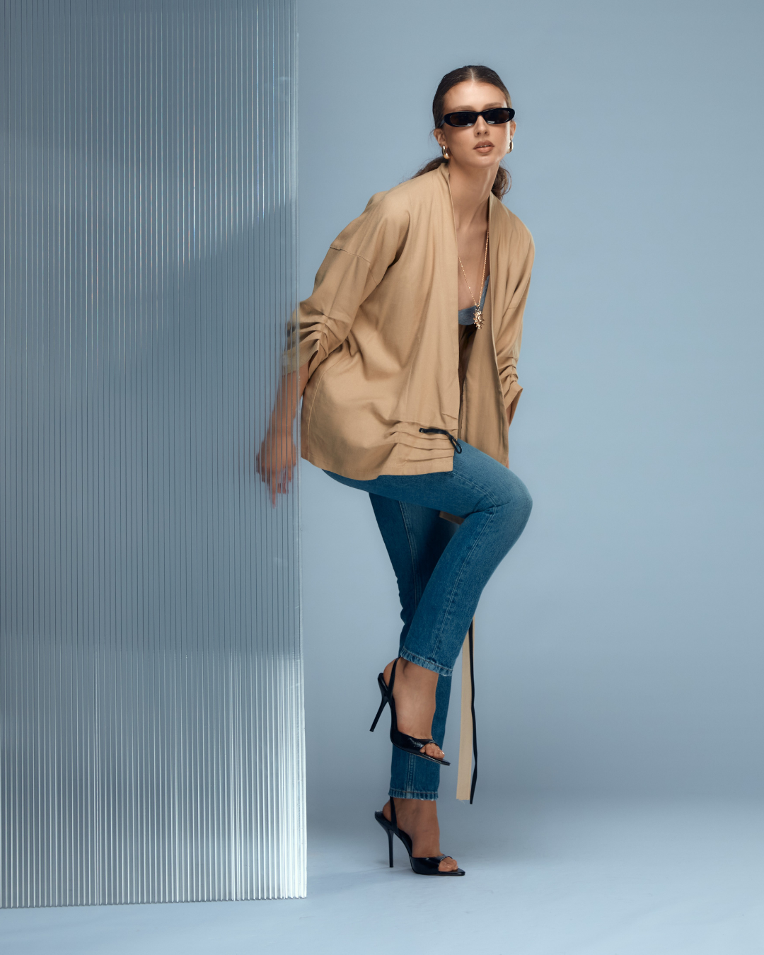 KIMONO CAMEL ÎNTRE/G 01.2