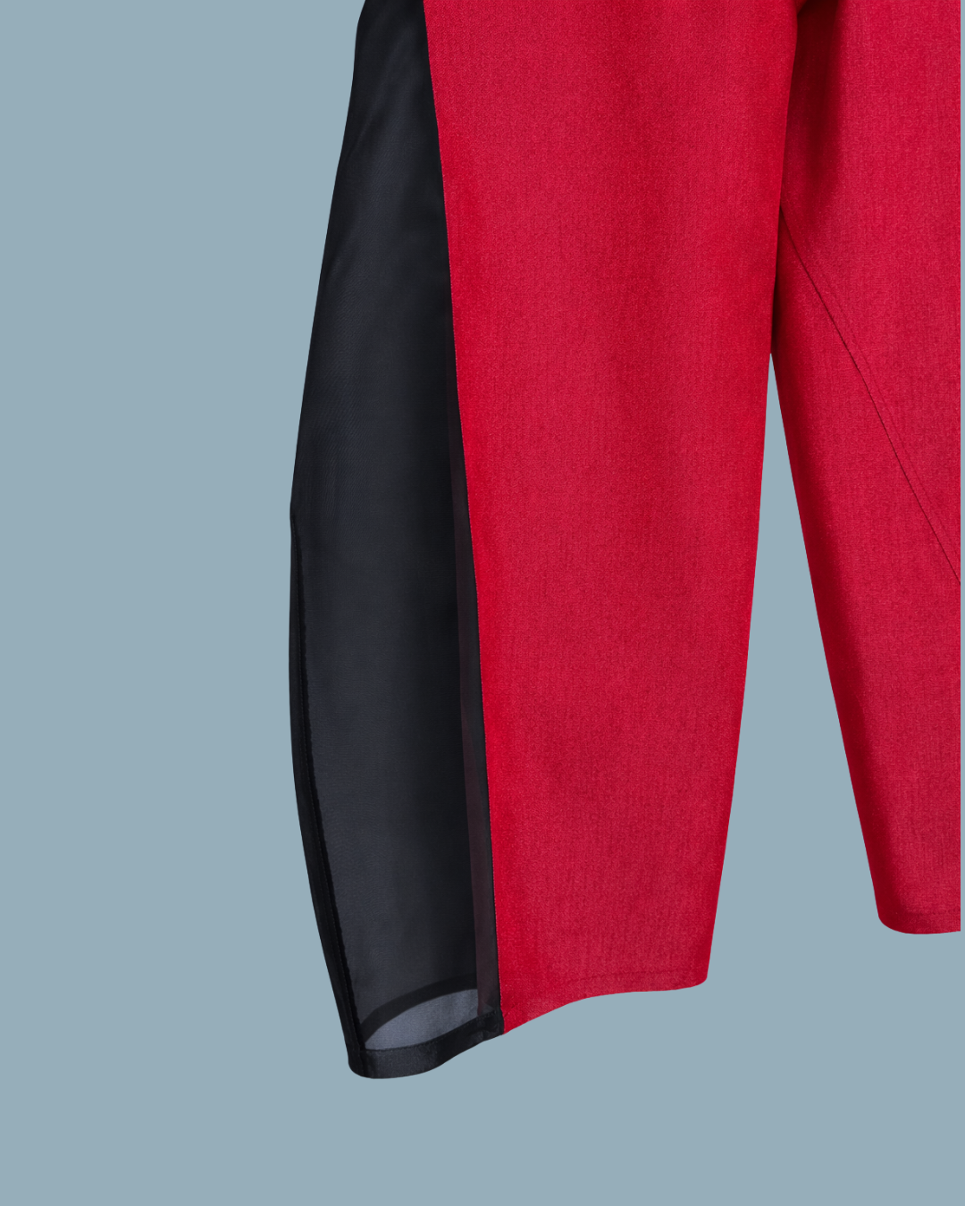 PANTALONI ROȘII DIN JEANS DE BUMBAC UMBR/A. MEA 01.8