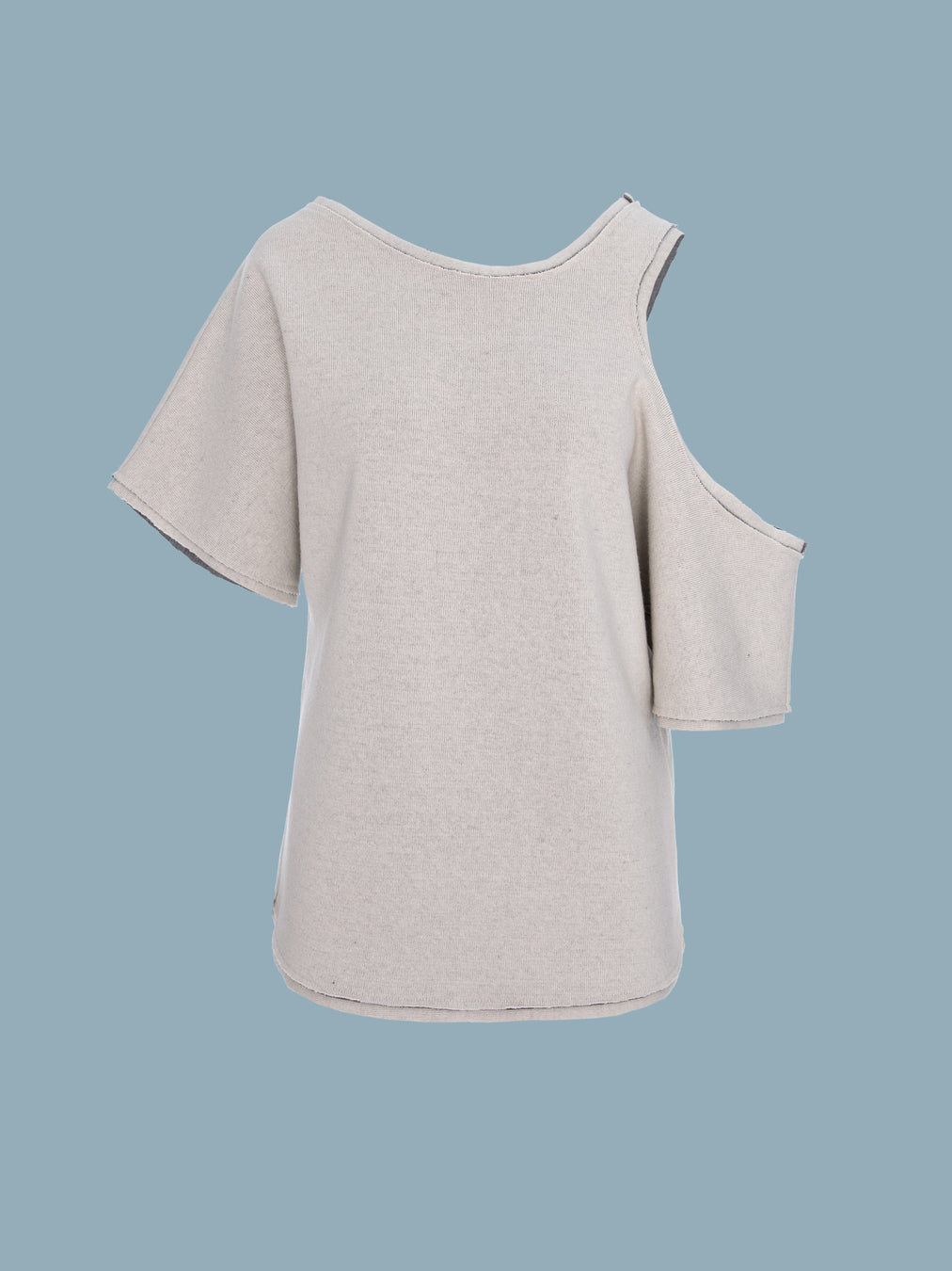 CROP TOP MÂNECI SCURTE BEJ ABSEN/T 01.9
