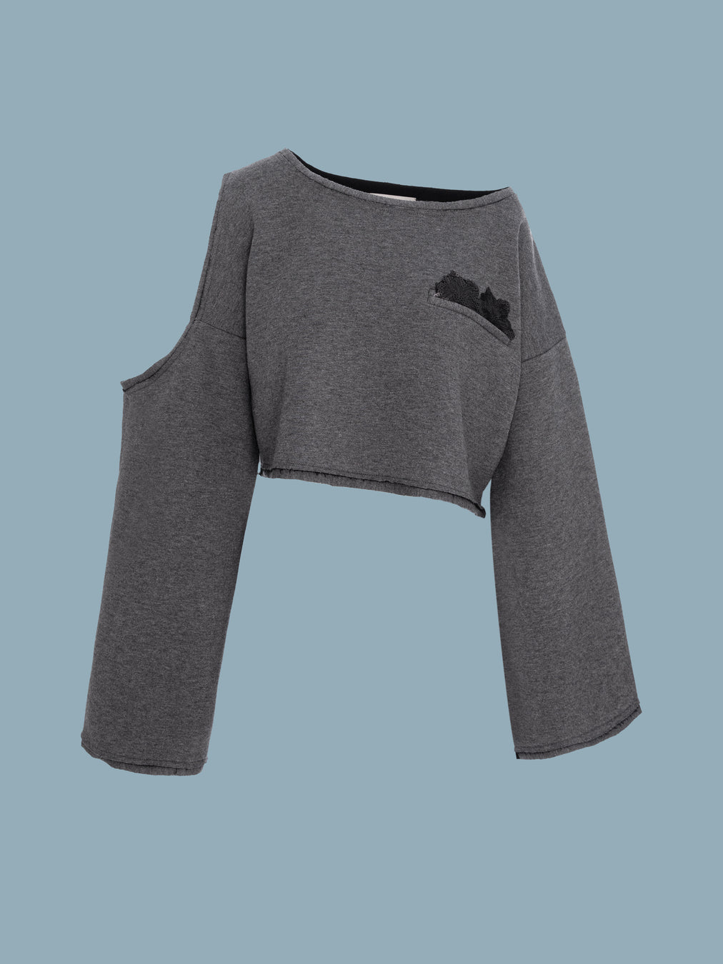 CROP TOP ANTRACIT ABSEN/T 01.8