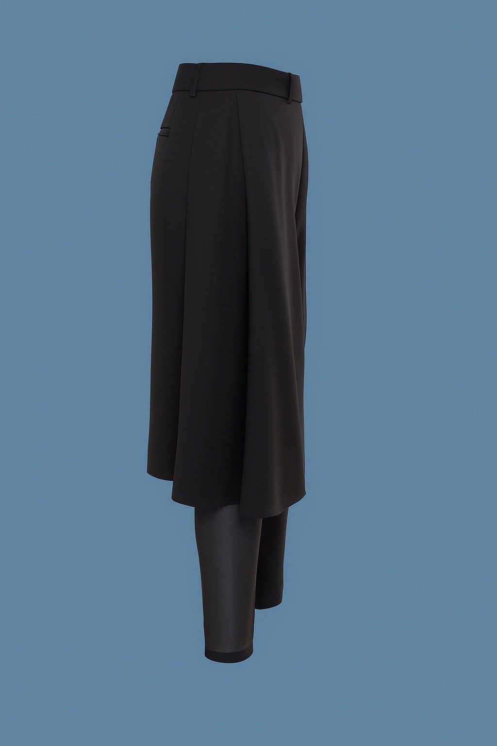 PANTALONI NEGRI CU FUSTĂ INVER/S 01.4