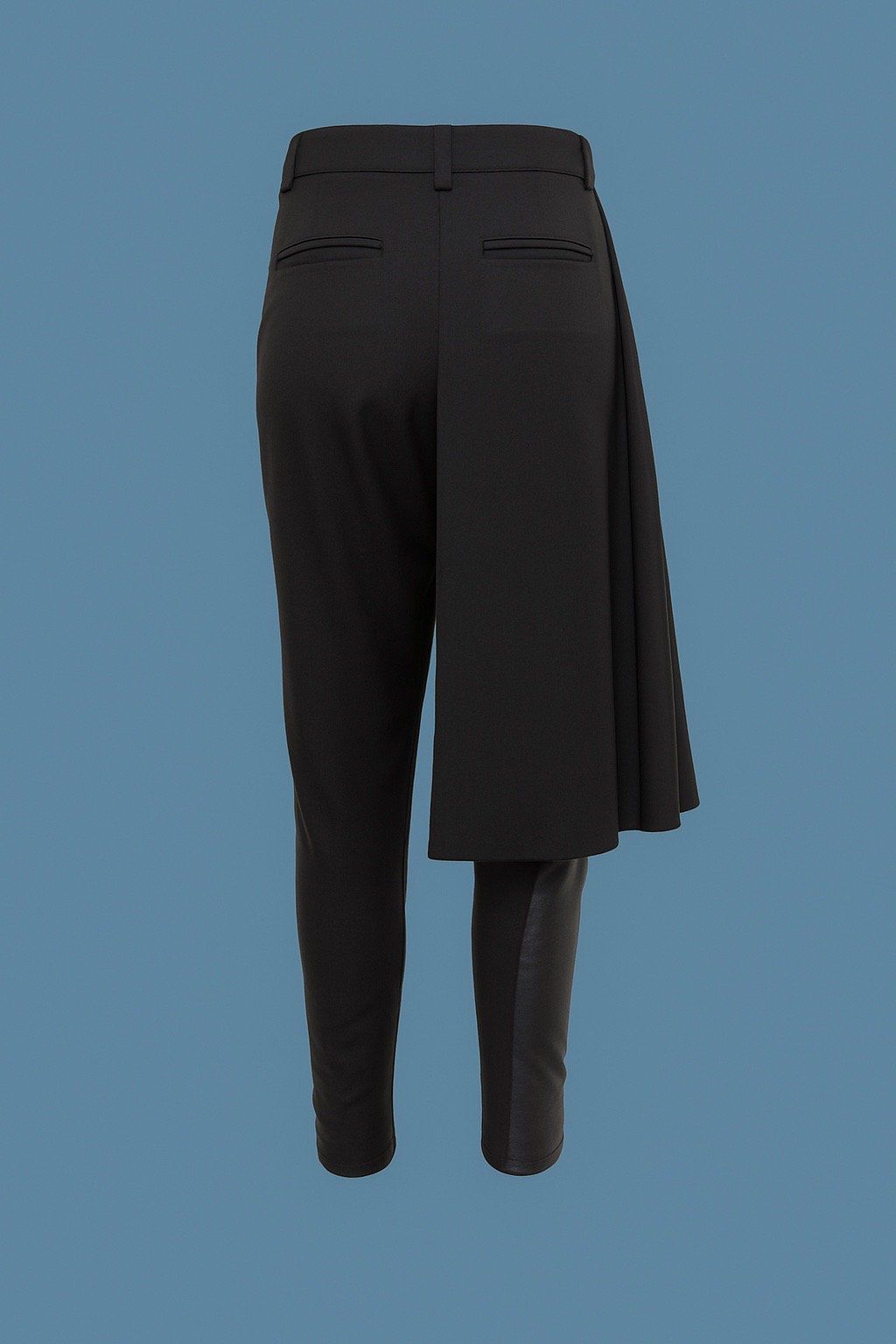 PANTALONI NEGRI CU FUSTĂ INVER/S 01.4